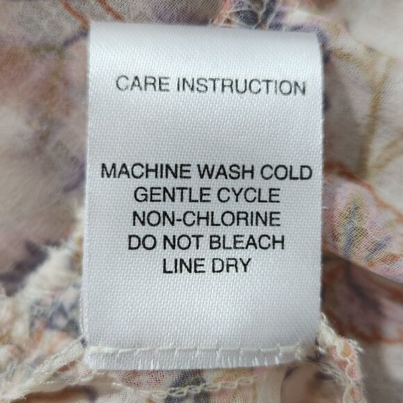 Super Natural By Secret Mission Dress Women's XL Georgette Greenport Boho Floral - Picture 12 of 12